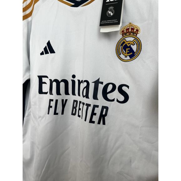Real Madrid 23/24 Home Bellingham Adidas Aeroready Authentic Soccer Jersey - Nwt - Picture 6 of 13
